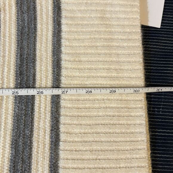 Thread & Supply Striped Sweater Womens M Cream Brown Gray Boxy NWT Coastal - Picture 10 of 11